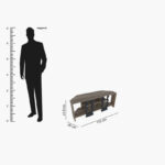Modulix Contra 1.1 Metre Corner TV Unit for TVs up to 45 inches