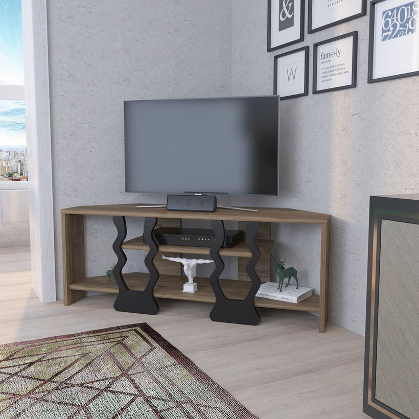 Modulix Contra 1.1 Metre Corner TV Unit for TVs up to 45 inches - Image 4