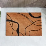 Zara Printed PVC Back Coir Doormat - 60x90 cm