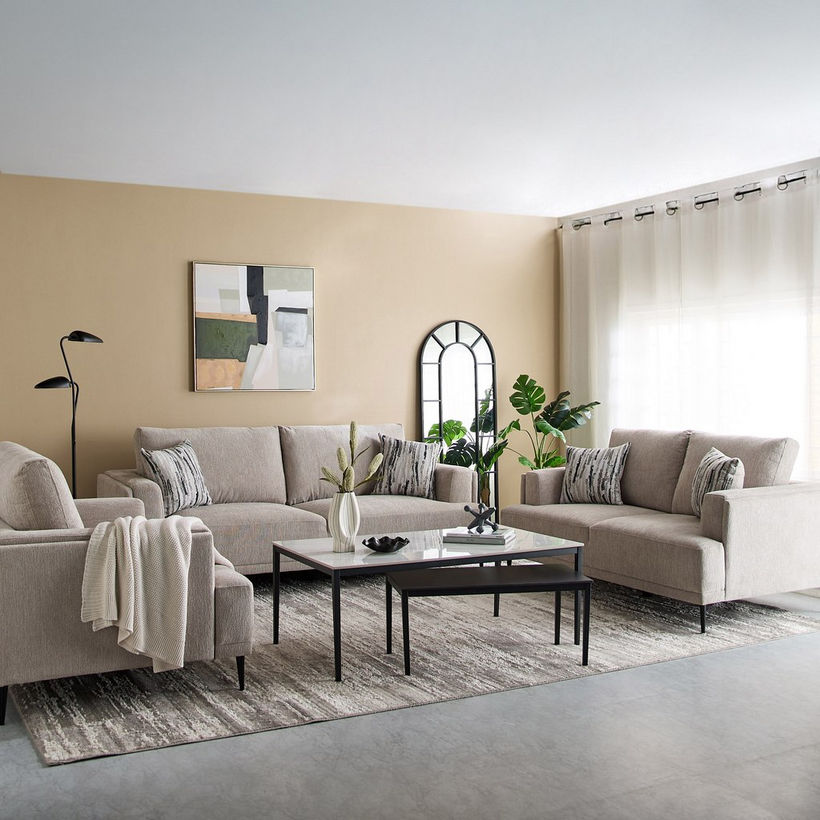 Panora 2-Seater Fabric Sofa with 2 Cushions - Image 11