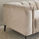 Nantes 2-Seater Fabric Sofa with 2 Cushions