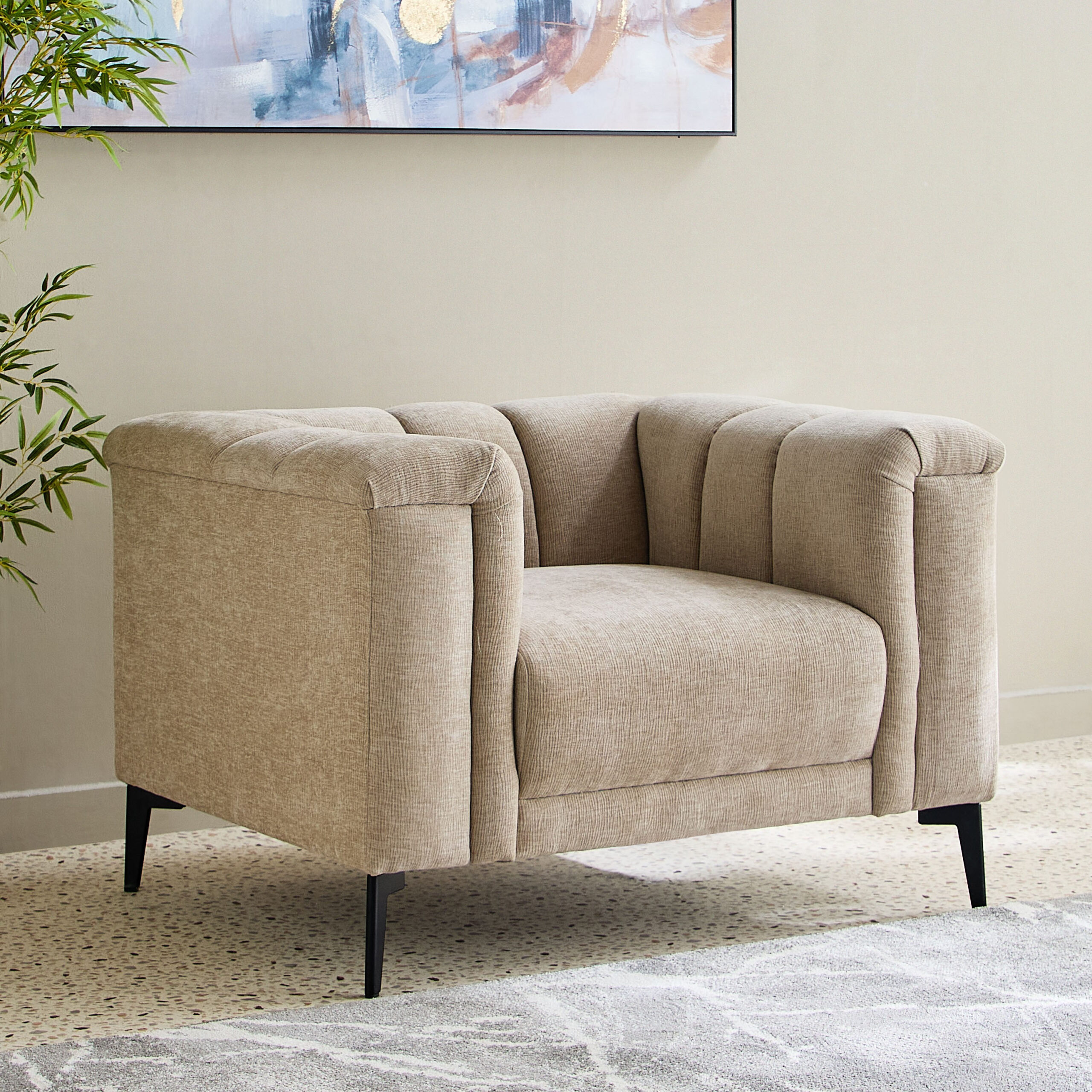 Nantes Fabric Armchair Sofa