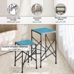 Vendra Dario 2-Piece Metal Casted Nesting Table Set