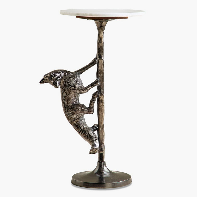 Cavon Nelson Genuine Marble Top Accent Table - Image 6