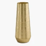 Avya Metal Hammered Floor Vase - 17x17x42 cm