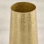 Avya Metal Hammered Floor Vase - 17x17x42 cm
