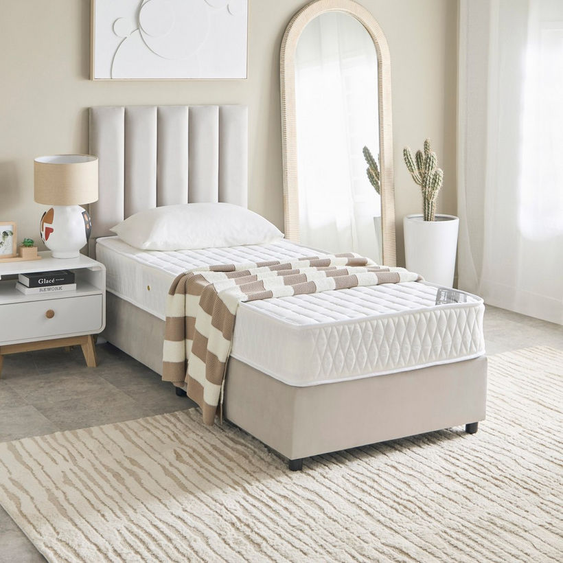 SleepEase iMagna Lux Nxt Knitted Fabric High Resilience Foam Bonnell Spring Mattress - 90x200x22 cm - Image 2