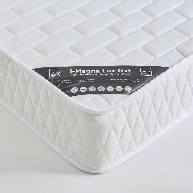 SleepEase iMagna Lux Nxt Knitted Fabric High Resilience Foam Bonnell Spring Mattress - 90x200x22 cm - Image 3