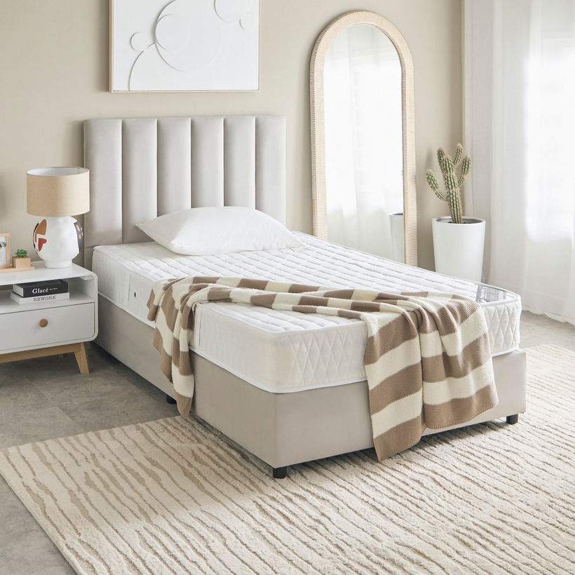 SleepEase iMagna Lux Nxt Knitted Fabric High Resilience Foam Bonnell Spring Mattress - 120x200x22 cm - Image 2