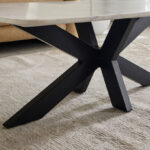 Vendra Paul Genuine Marble Top Coffee Table