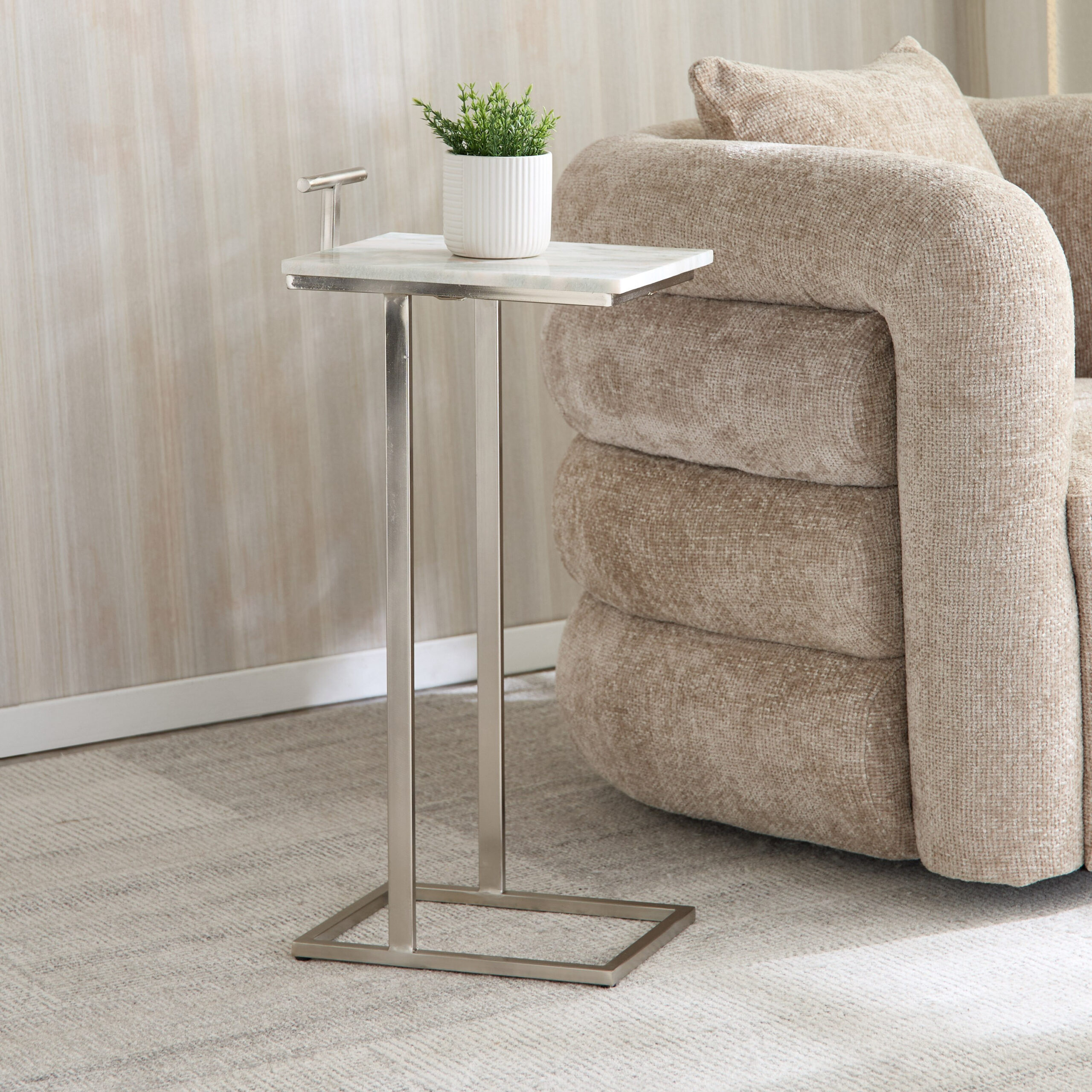 Cavon Acosta Onyx Marble Top Accent Table