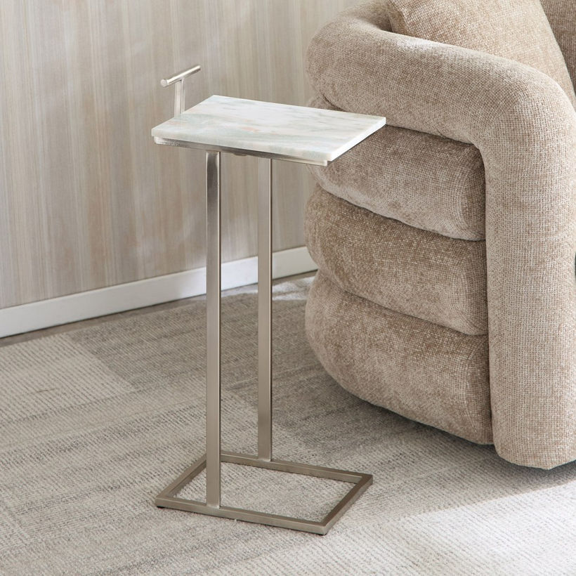 Cavon Acosta Onyx Marble Top Accent Table - Image 3