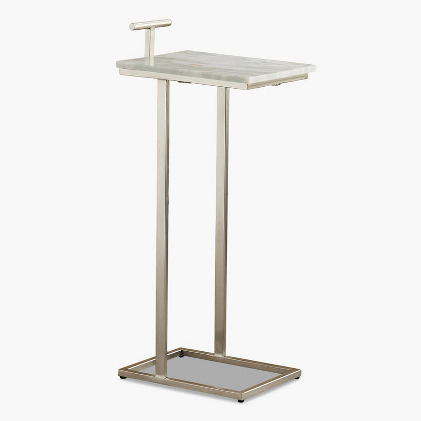 Cavon Acosta Onyx Marble Top Accent Table - Image 7