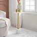 Cavon Kher Genuine Marble Top Accent Table - Image 10