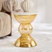 Cavon Arzon Genuine Marble Top Glass Accent Table - Image 10