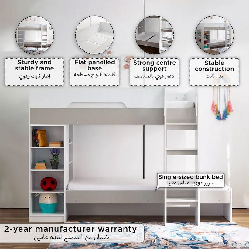 Halmstad Bunk Bed with Storage - 90x190 cm - Image 2