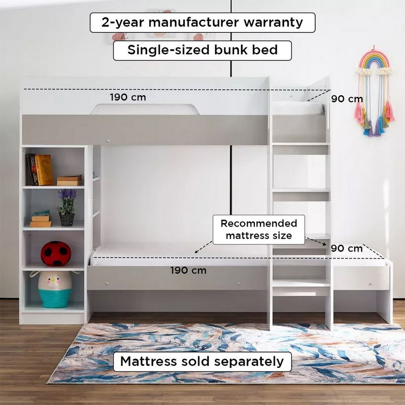 Halmstad Bunk Bed with Storage - 90x190 cm - Image 7