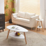 Movo Elga Coffee Table with Shelf