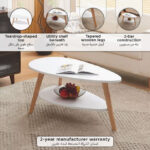Movo Elga Coffee Table with Shelf