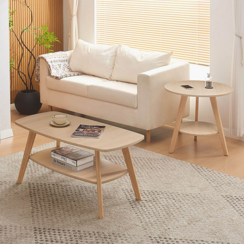 Movo Bondy Coffee Table with Shelf - Image 6