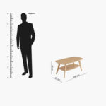 Movo Bondy Coffee Table with Shelf