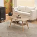 Movo Bondy Coffee Table with Shelf - Image 8