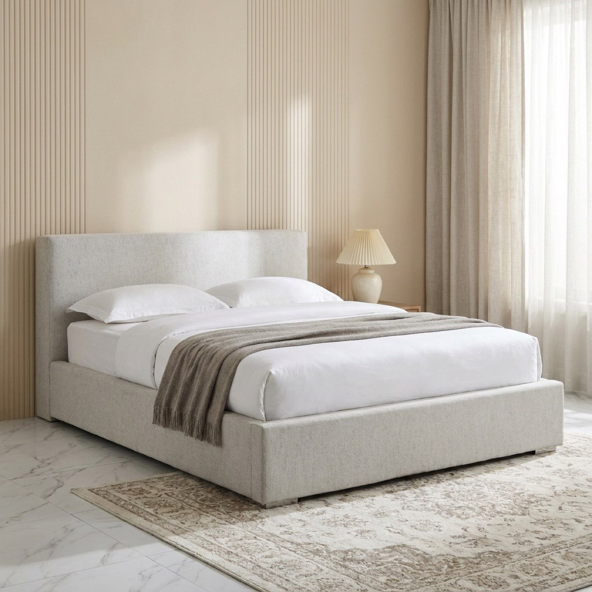 Liberty Upholstered Queen Bed - 160x200 cm