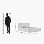 Liberty Upholstered Hydraulic Storage King Bed - 180x200 cm