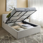Liberty Upholstered Hydraulic Storage King Bed - 180x200 cm