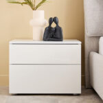 Liberty 2-Drawers High Gloss Nightstand