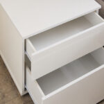 Liberty 2-Drawers High Gloss Nightstand
