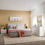 Liberty 2-Drawers High Gloss Nightstand