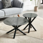 Waver Textured Glass Coffee Table