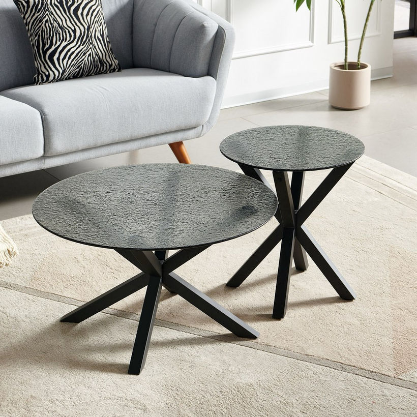 Waver Textured Glass Coffee Table - Image 8