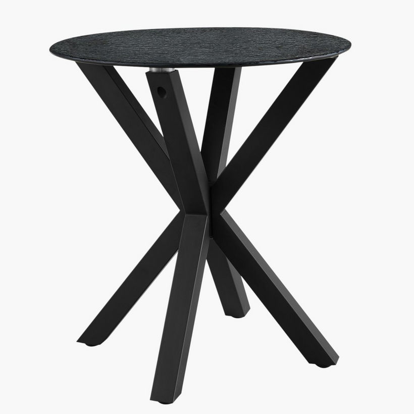 Waver Textured Glass End Table - Image 3