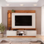 Marfil Wall Unit Up to 70-Inches with LED Light