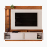 Marfil Wall Unit Up to 70-Inches with LED Light