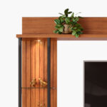 Marfil Wall Unit Up to 70-Inches with LED Light
