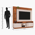 Marfil Wall Unit Up to 70-Inches with LED Light