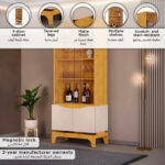 Nemo 4-Door Glass Curio Cabinet