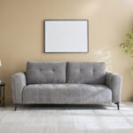 Europe 3-Seater Fabric Sofa