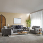 Europe 2-Seater Fabric Sofa