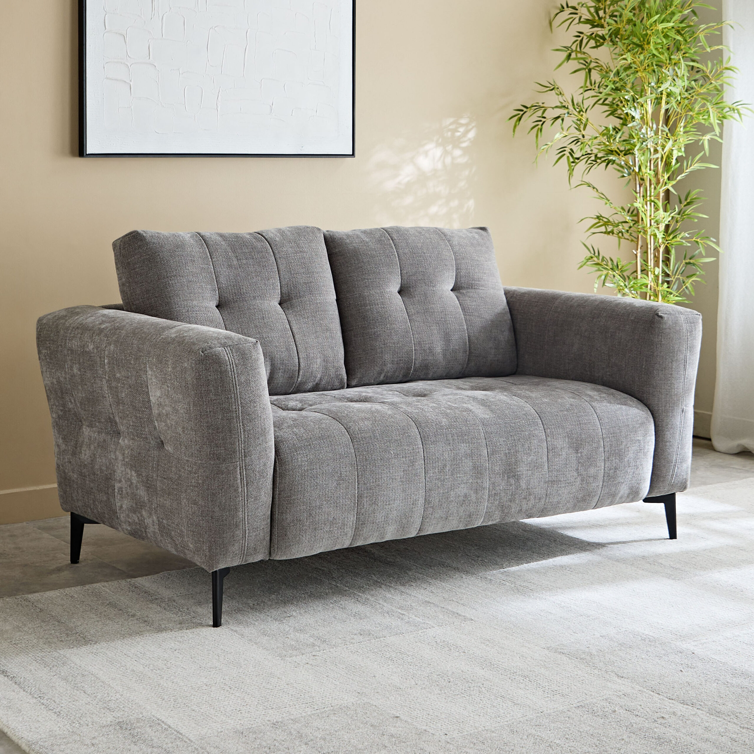 Europe 2-Seater Fabric Sofa