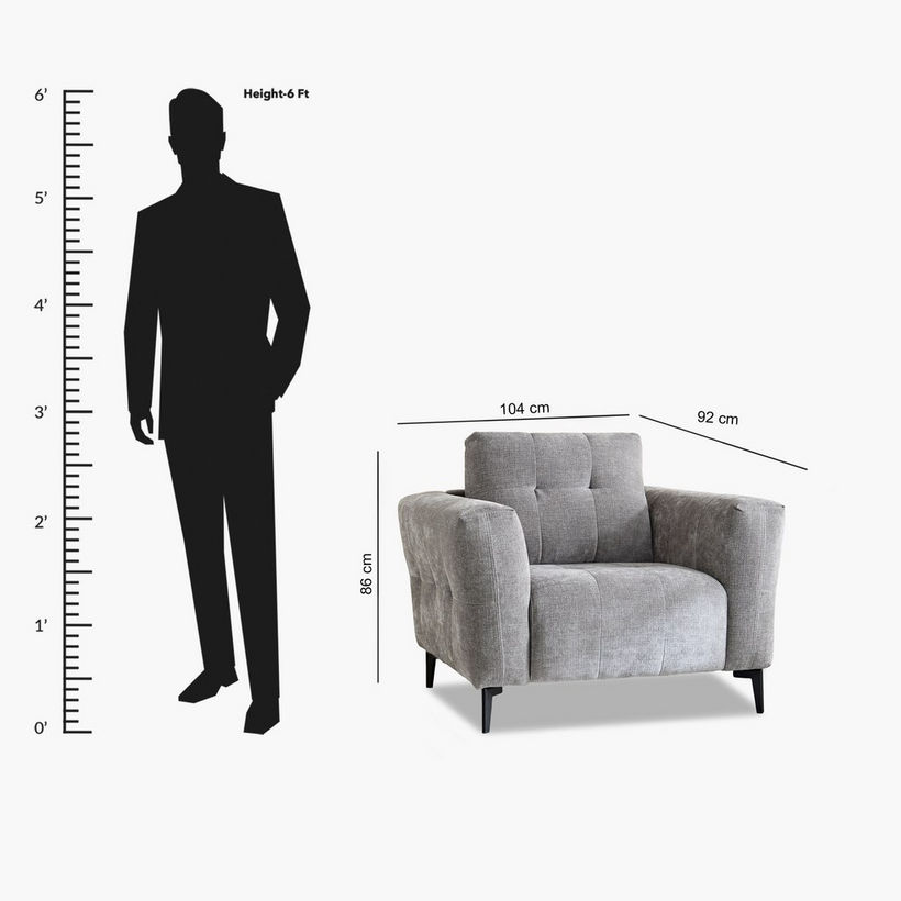 Europe Fabric Armchair Sofa - Image 11