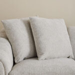Zeta 2-Seater Fabric Sofa with 2 Cushions
