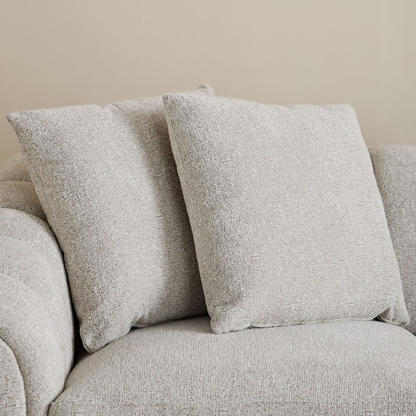 Zeta 2-Seater Fabric Sofa with 2 Cushions - Image 5