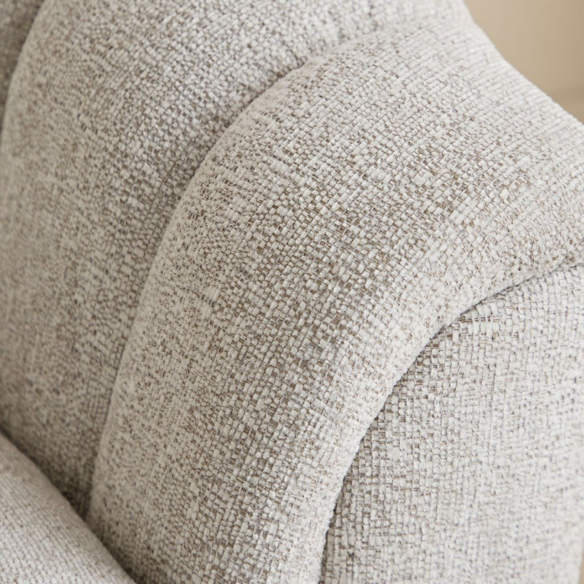 Zeta 2-Seater Fabric Sofa with 2 Cushions - Image 8