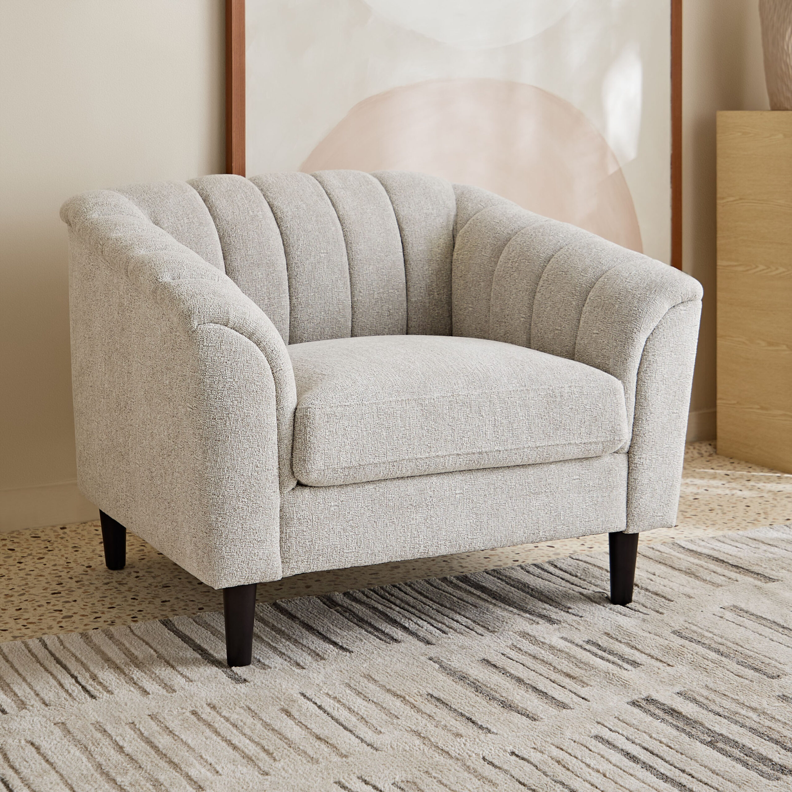 Zeta Fabric Armchair Sofa