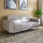 June 3-Seater Fabric Sofa