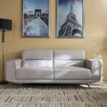June 3-Seater Fabric Sofa